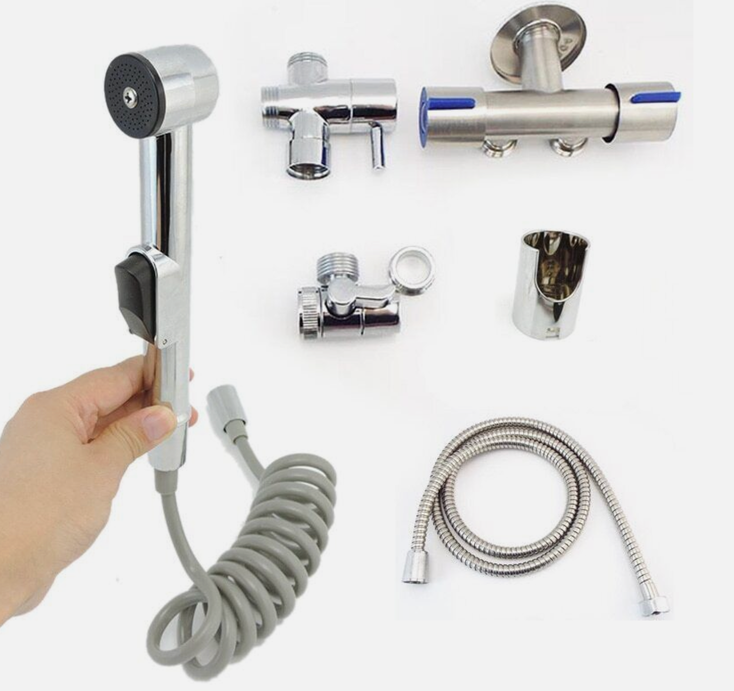 ABS long Sprayer Handheld Toilet Bidet ducha Spray ass anal clean washer muslim wc Shower head attachment for toilet bathroom O1