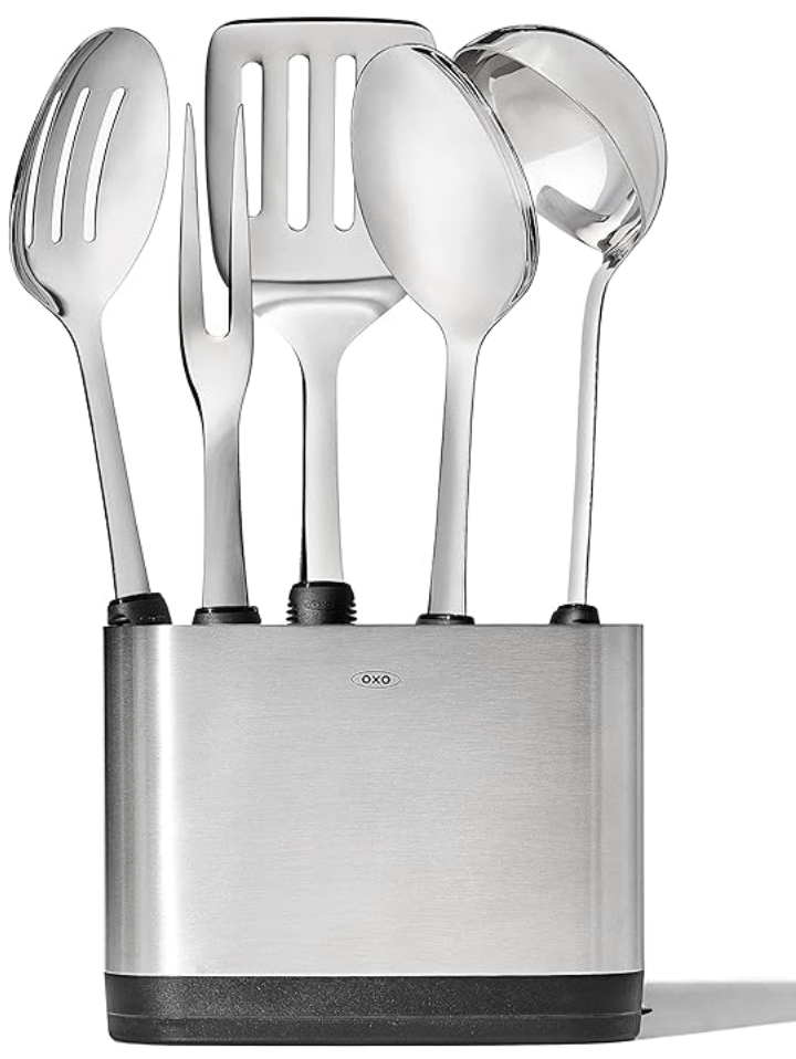 Good Grips Stainless Steel Prep & Serve Kitchen Tool 6pc Set