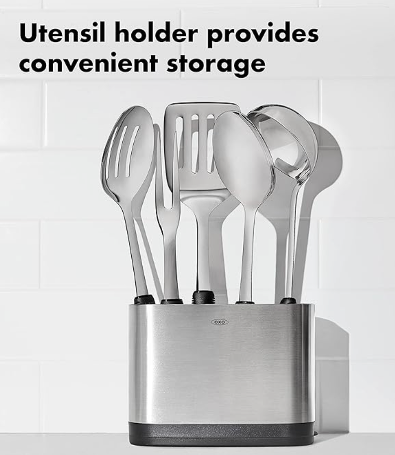 Good Grips Stainless Steel Prep & Serve Kitchen Tool 6pc Set