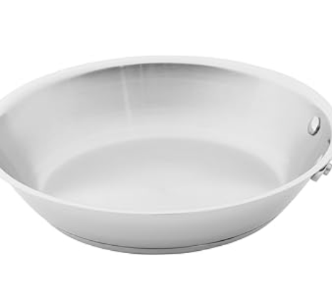 Stainless Steel 2 Piece Frypan Set, 20cm & 28cm