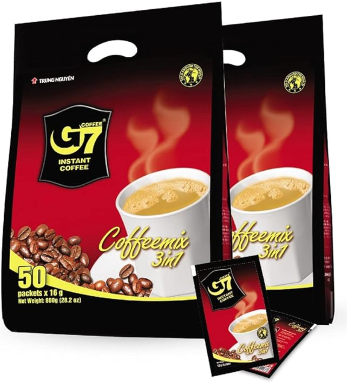 G7 Trung Nguyen Instant Coffee Mix 16g*50