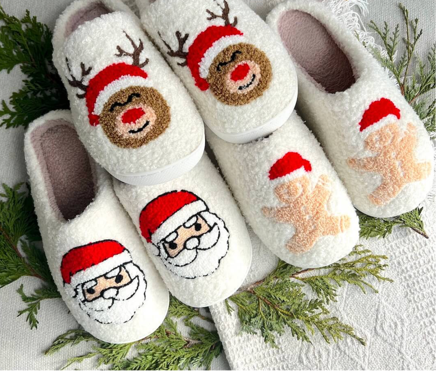 Joyful Christmas Slippers